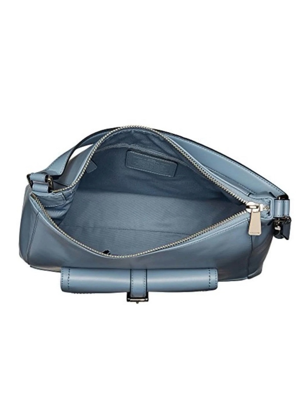 Coach Charlie Shoulder Purse Luxury Leather Hobo Handbag Cornflower Blue - Picture 4 of 15